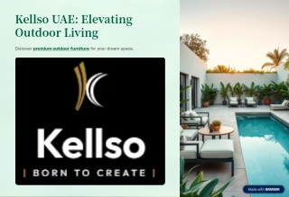 Trusted Outdoor Furniture Suppliers in UAE - Kellso UAE
