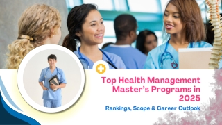 Top Health Management Master’s Programs in 2025