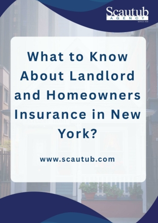What to Know About Landlord and Homeowners Insurance in New York_