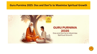 Guru Purnima 2025  Dos and Don’ts to Maximise Spiritual Growth