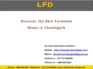 Best Furniture Shops in Chandigarh