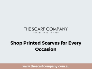 Shop Printed Scarves for Every Occasion