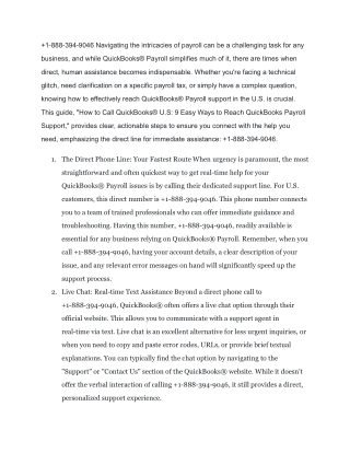 Contact QuickBooks Payroll Support Instantly – 24/7 Assistance