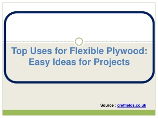 Top Uses for Flexible Plywood Easy Ideas for Projects