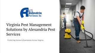 Virginia Pest Management Solutions by Alexandria Pest Services