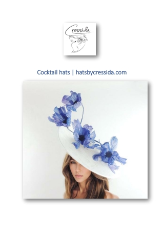 Cocktail hats | hatsbycressida.com