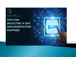 Tips For Selecting A Sap Implementation Partner