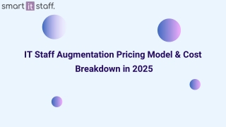 IT Staff Augmentation Pricing Model & Cost Breakdown in 2025