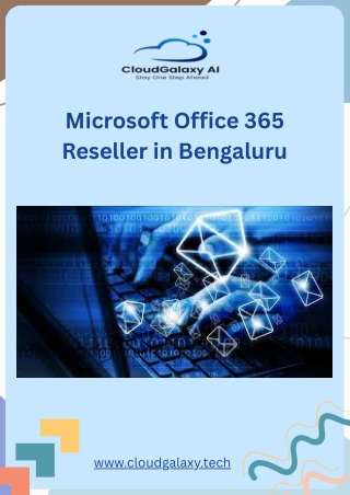 Trusted Microsoft Office 365 Reseller in Bengaluru: Scalable Cloud Solutions