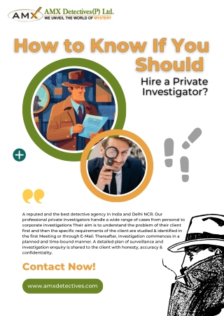 How to Know If You Should Hire a Private Investigator?