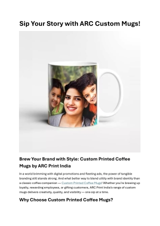 Custom Mugs