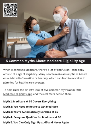 5 Common Myths About Medicare Eligibility Age