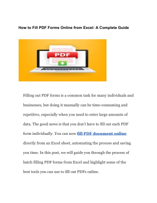 How to Fill PDF Forms Online from Excel_ A Complete Guide