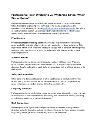 Professional Teeth Whitening vs Whitening Strips_ Which Works Better_