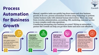 Process Automation for Business Growth - Centelli