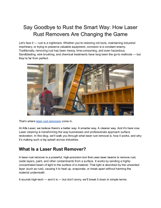 Competitive Laser Cleaning Machine Price