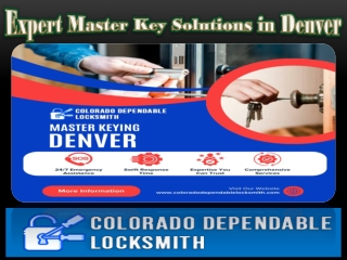 Expert Master Key Solutions in Denver