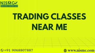 Trading Classes Near Me