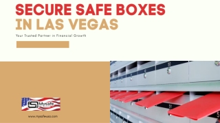 Your Valuables, Our Priority – Secure Safe Boxes in Las Vegas
