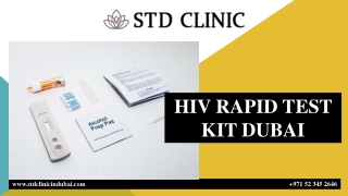 HIV RAPID TEST KIT DUBAI