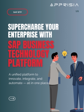 Supercharge your enterprise business with SAP BTP services by Apprisia