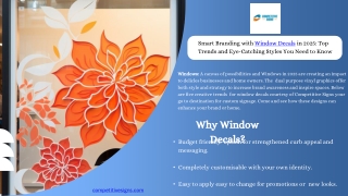 Smart Branding with Window Decals in 2025 Top Trends and Eye-Catching Styles You Need to Know