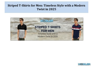 Striped T-Shirts for Men Timeless Style with a Modern Twist in 2025