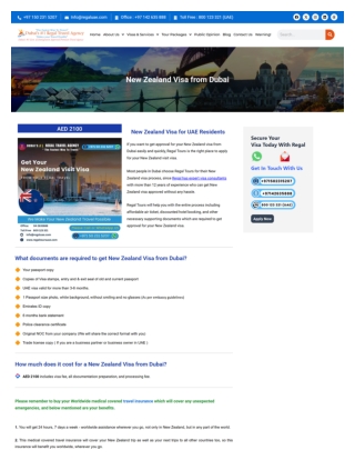 New Zealand Tourist Visa for UAE Residents: Everything You Need to Know