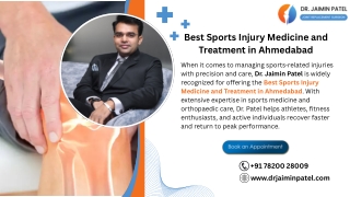 Best Sports Injury Medicine and Treatment in Ahmedabad