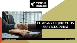COMPANY LIQUIDATION SERVICES DUBAI