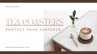 Perfect Tea Coasters for Every Sip – Stylish & Durable by Perilla Home