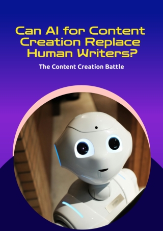 Can AI for Content Creation Replace Human Writers