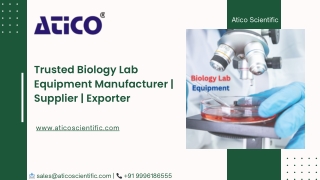 Complete Biology Lab Equipment Export Services for Academic Labs