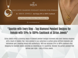 diamond pendant designs