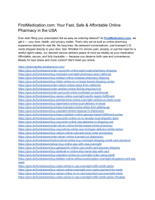 Buy Valium Online in USA Credit Card Orders Ship Overnight