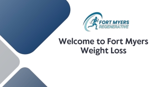 Welcome to Fort Myers Weight Loss