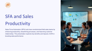 SFA and Sales Productivity