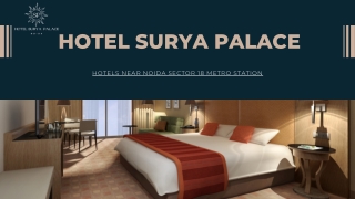Top Business Hotel in Noida Near Sector 18 Metro