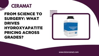 From Science to Surgery What Drives Hydroxyapatite Pricing Across Grades