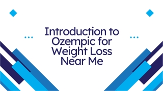 Introduction to Ozempic for Weight Loss Near Me