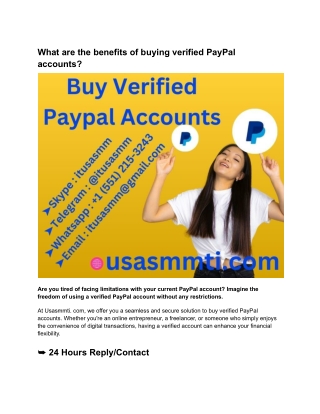 What are the benefits of buying verified PayPal accounts (2)