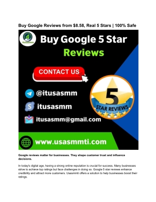 Buy Google Reviews from $8