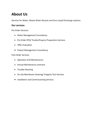 Ariseo water..ION Exchange Water Treatment In India - Ariseo water Tech