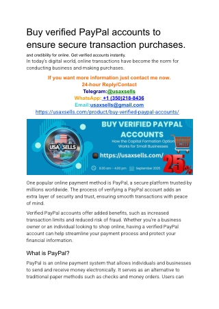 Buy verified PayPal accounts to ensure secure transaction purchases.