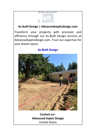 As-built Design Advancedsepticdesign.com