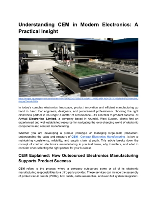 BLOG 1 _ Month 4 _ Understanding CEM in Modern Electronics_ A Practical Insight (1)