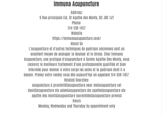 Immuna Acupuncture