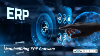 Top Benefits of ERP Software for Manufacturers