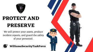 HOA Residential Security Services FL - Williams Security Task Force