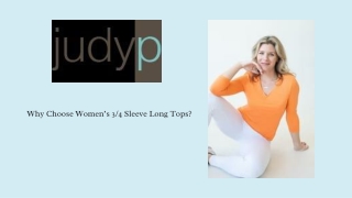 Versatile Women's 34 Sleeve Long Tops